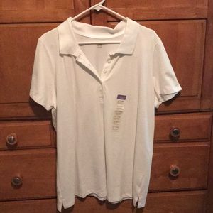 Laura Scott White Polo NWT 16/18